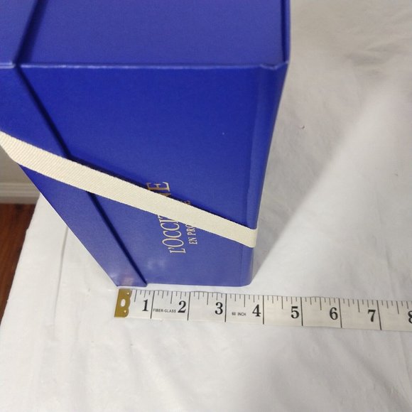 L'Occitane En Provence Holiday Blue Medium Empty Gift Box X 2 New - Picture 5 of 6
